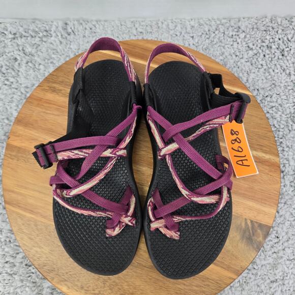 Chaco Z/2 Classic Purple Strappy Adjustable Strap Casual Outdoor Sandal Womens 7 - Picture 5 of 10
